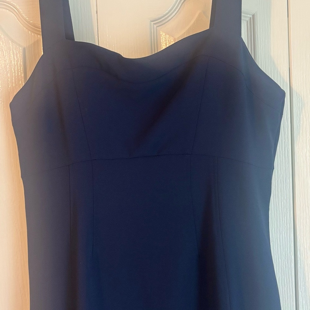 Elegant Navy Blue Women's Dress